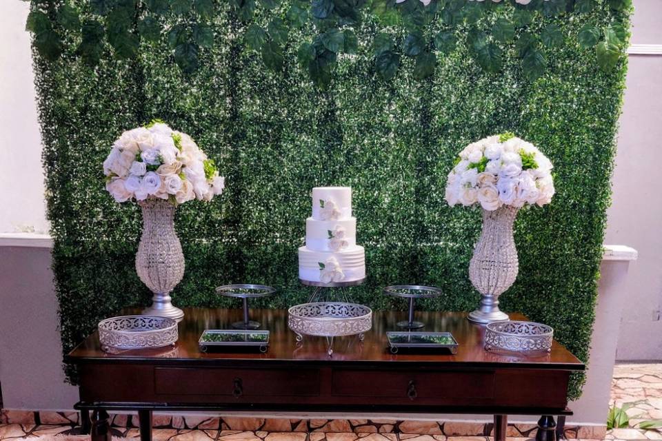 Mesa decorada