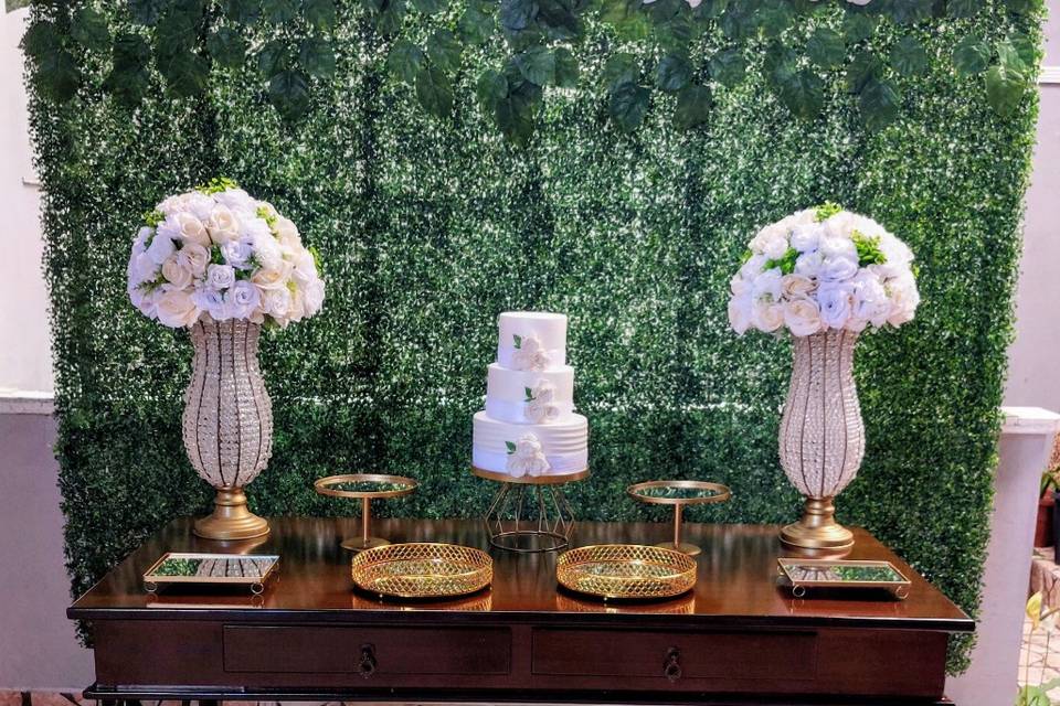 Mesa decorada