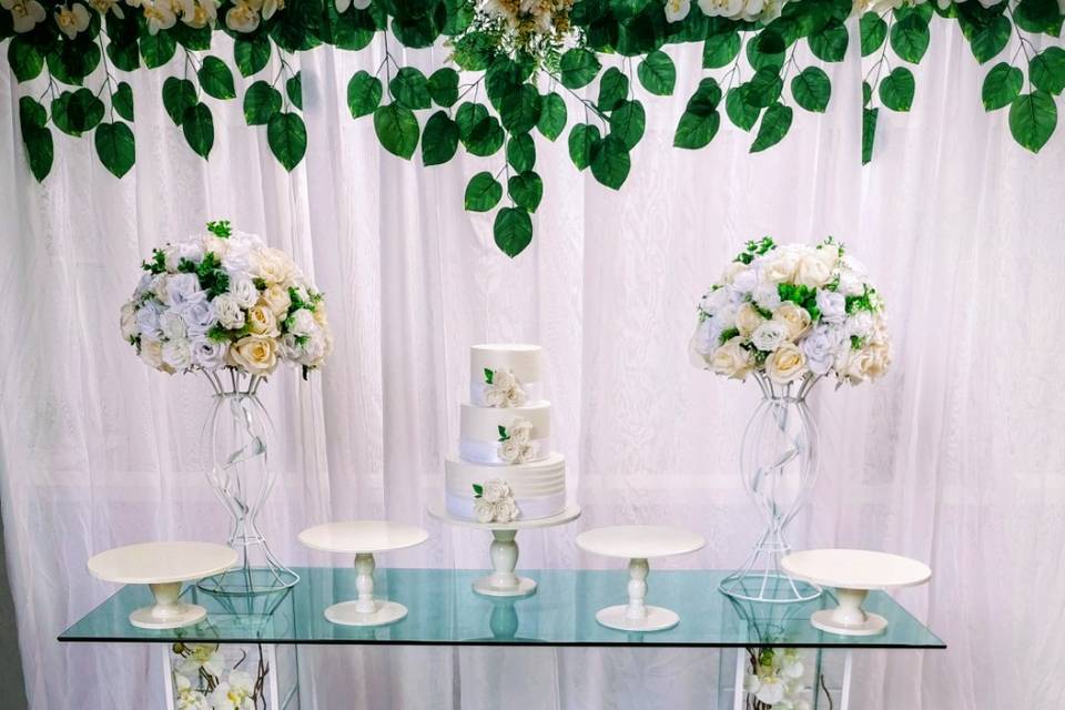 Mesa decorada