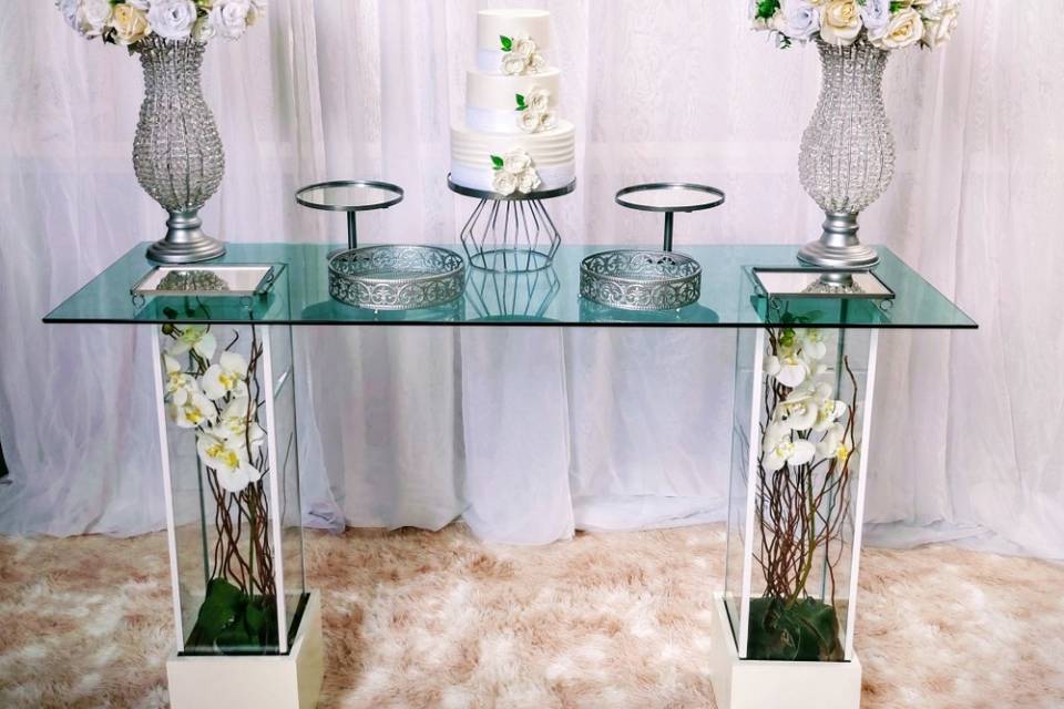 Mesa decorada