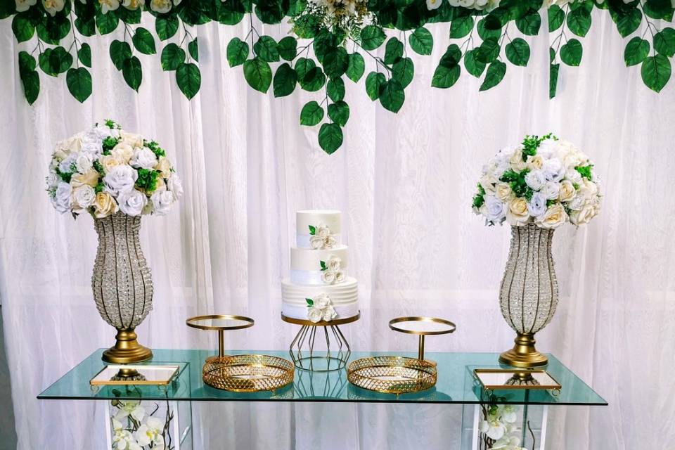 Mesa decorada