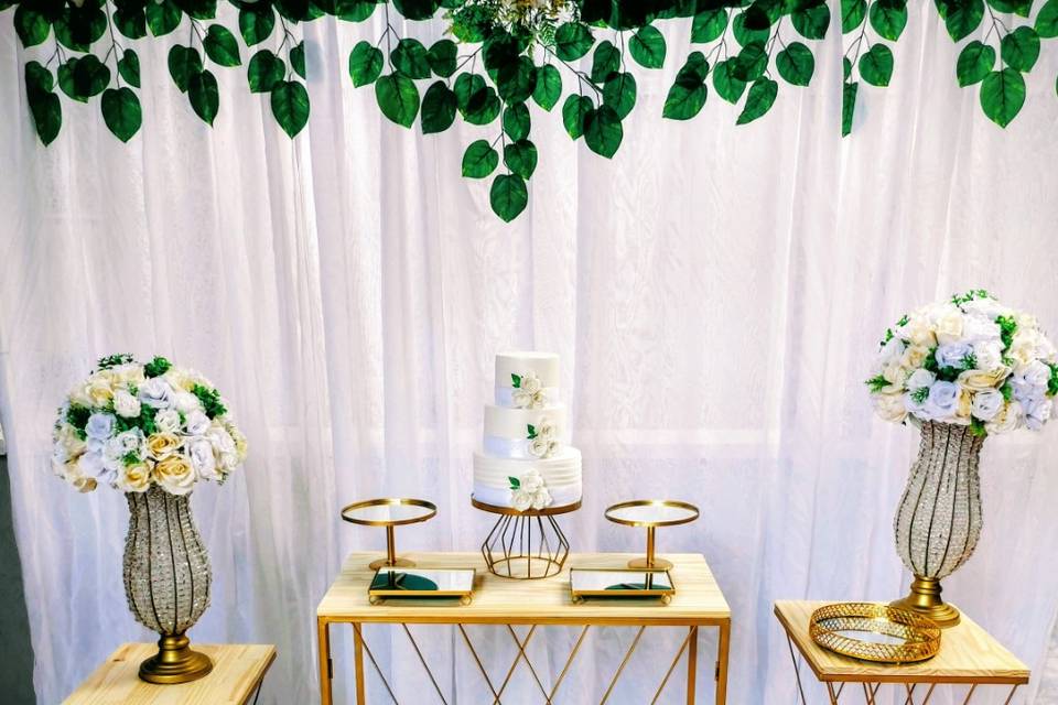Mesa decorada