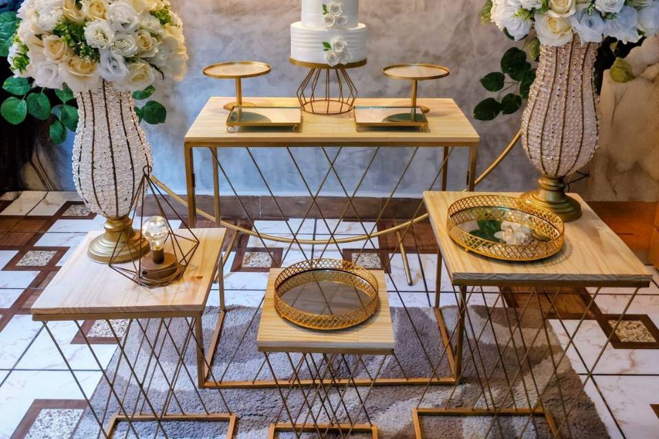 Mesa decorada