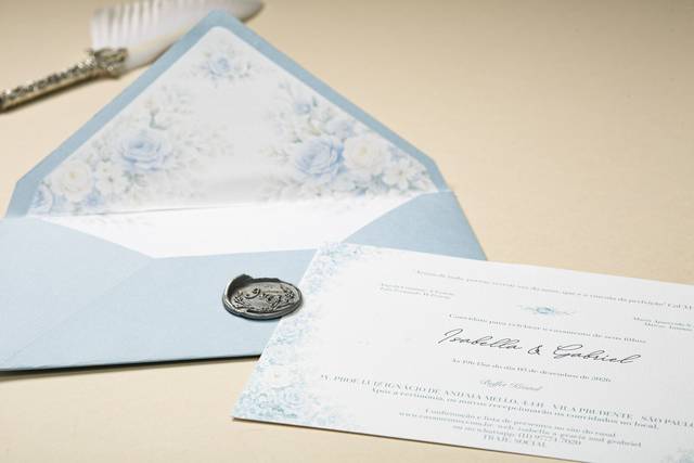 Convite de casamento Isabella