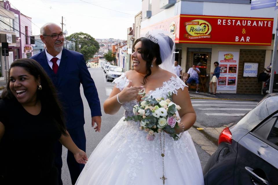 Chegada da Noiva Aline