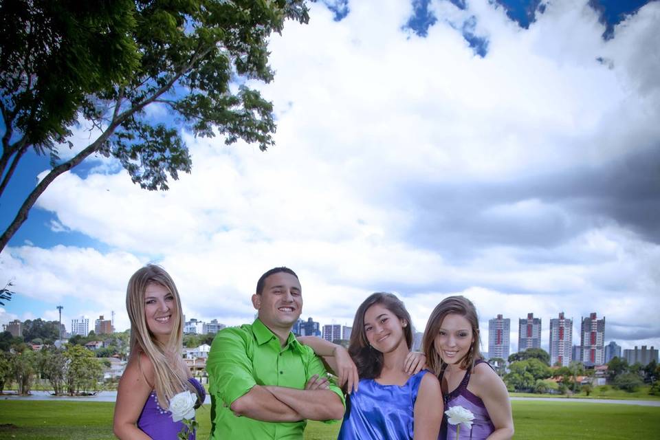 Casamento civil com padrinhos