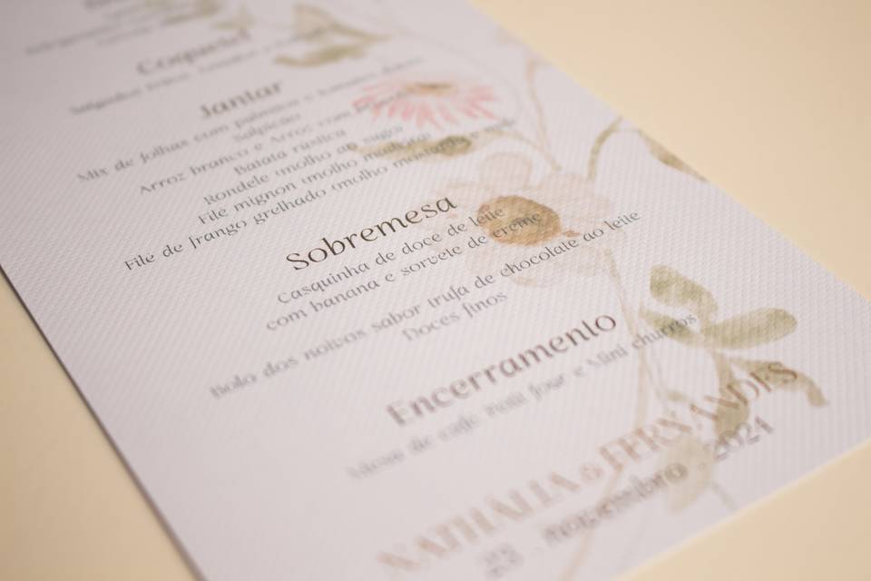 Menu individual