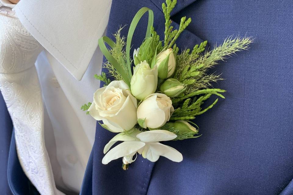 Boutonnièrre do noivo