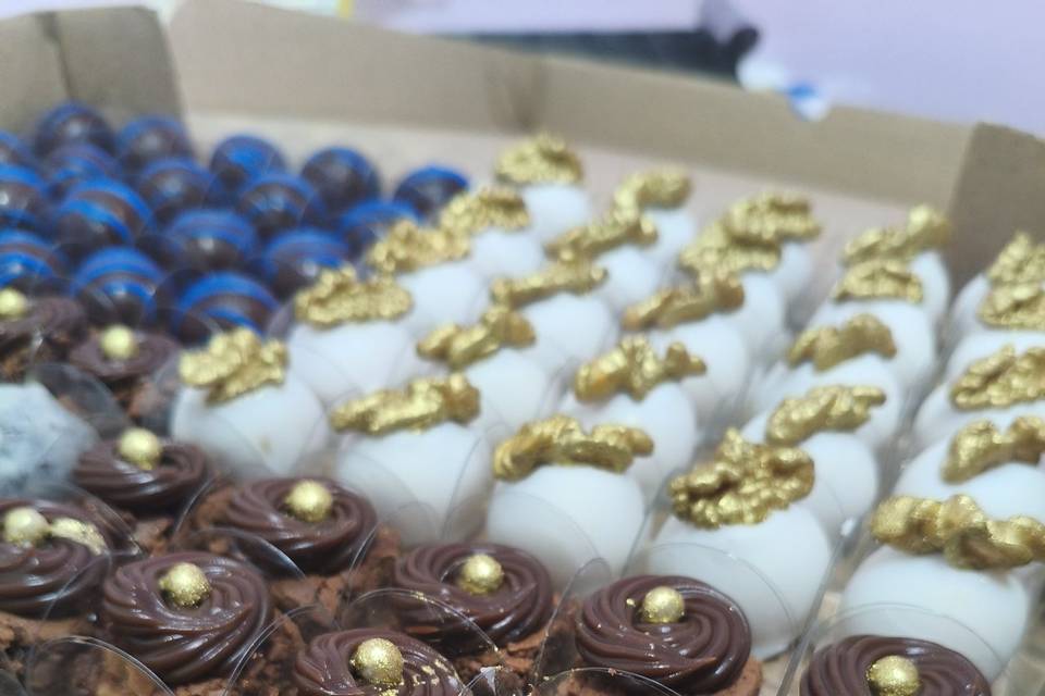 Mini brownie e camafeu