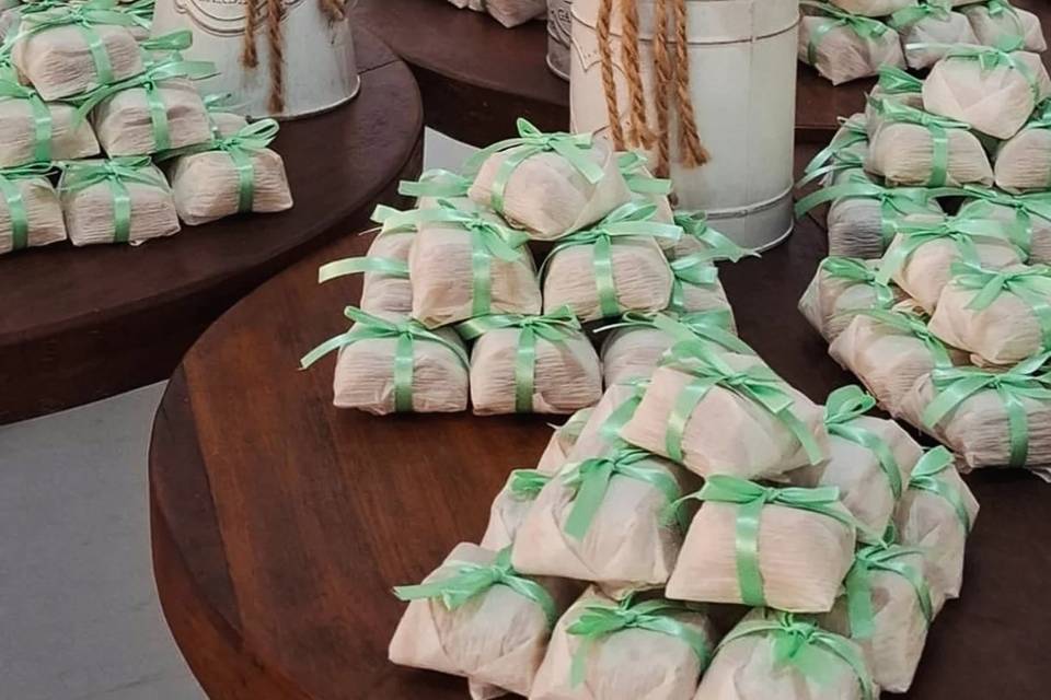 Bem casado verde menta