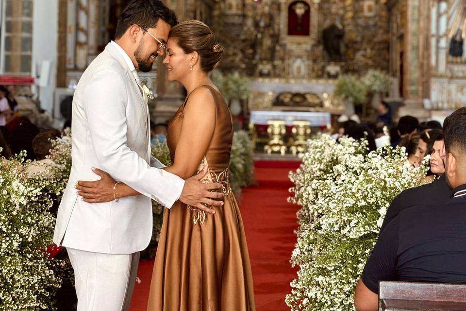 Mãe e noivo