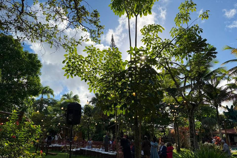 Iluminação casamento