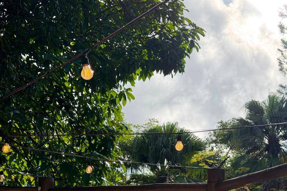 Iluminação casamento