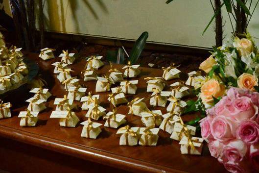 Mesa lembranças de casamento