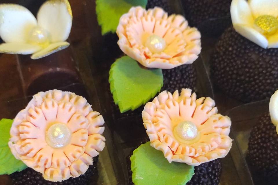 Brigadeiro floral