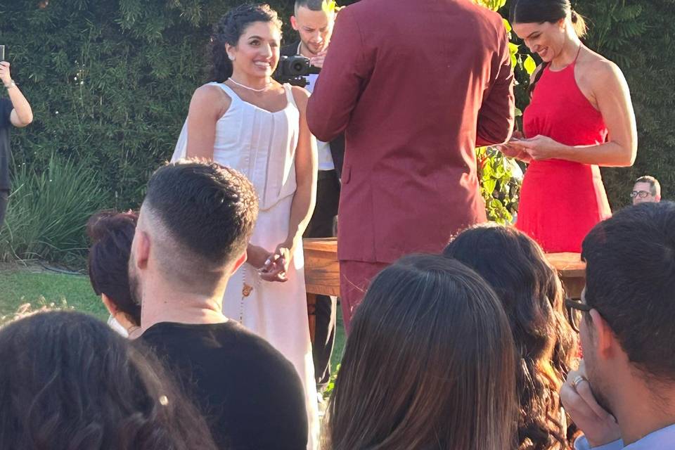 Os votos do casamento