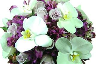 Bouque de noiva de orquídeas