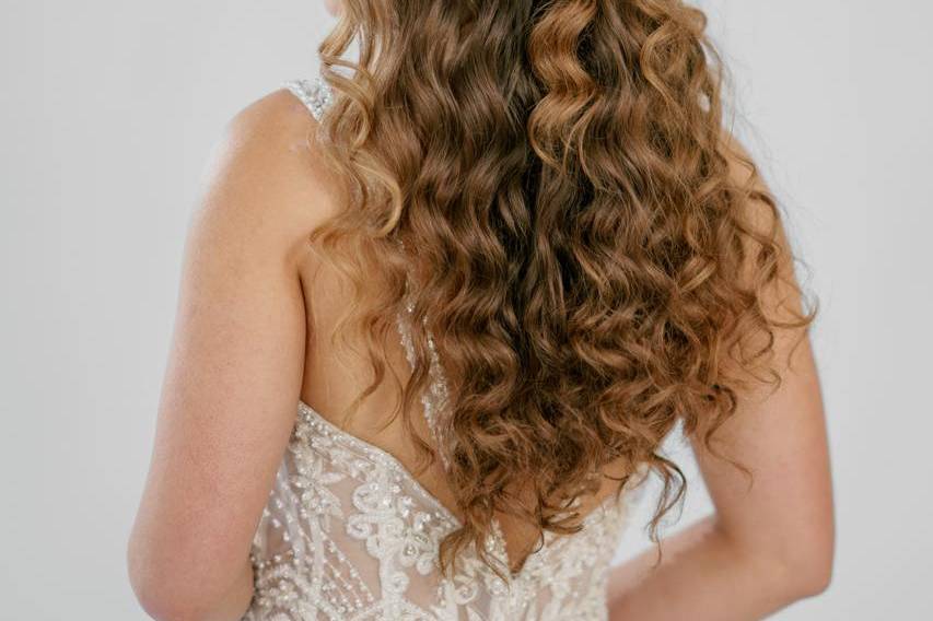 Penteado cacheado