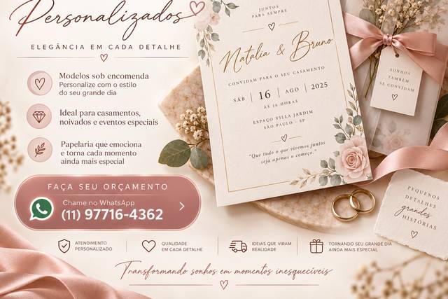 Convites de Casamento