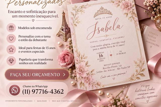 Convite - 15 Anos