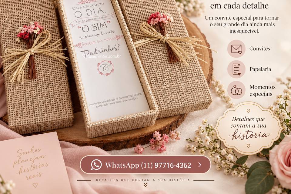 Convite Padrinhos