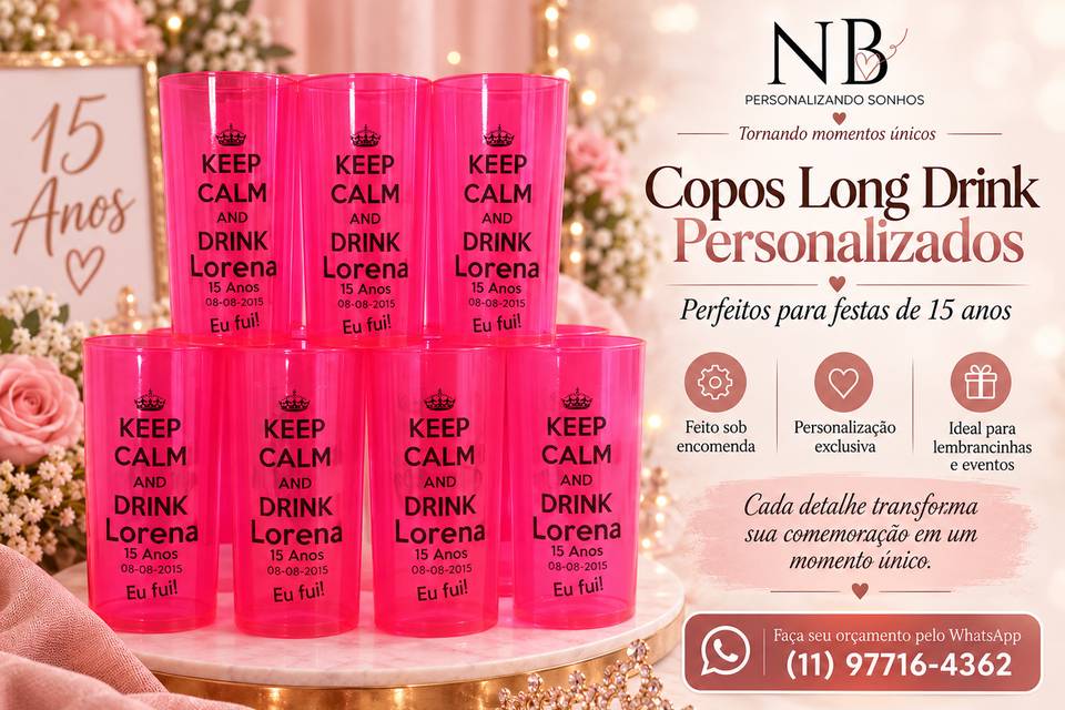 Copos Long Drink