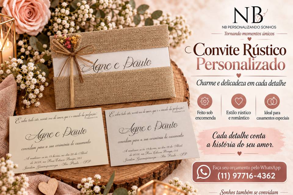 Convite Rústico