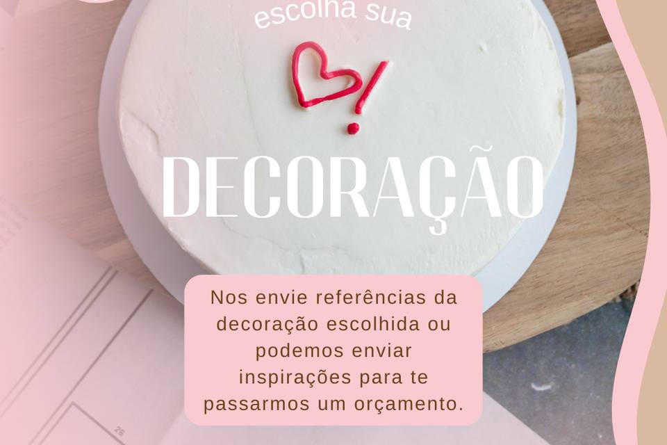 Sua decoração