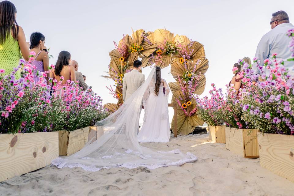 Casamento pé na areia