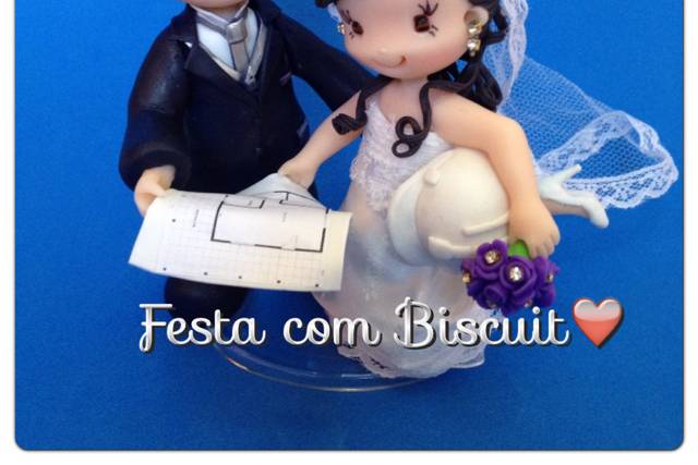 Noivinhos Festa com Biscuit