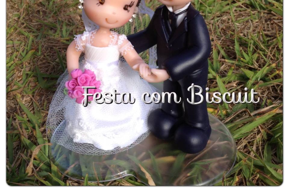 Noivinhos Festa com Biscuit