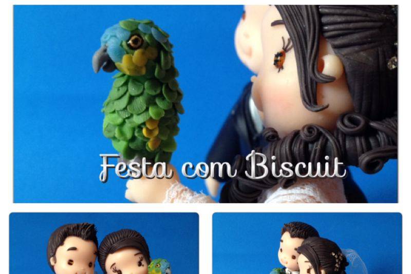 Noivinhos Festa com Biscuit