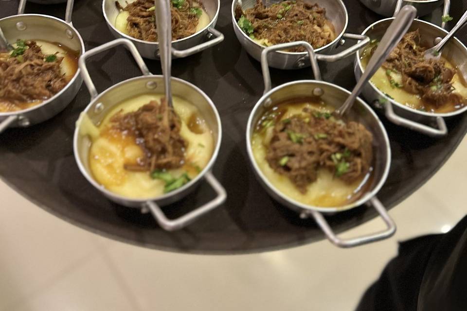 Polenta e Ragu de carne