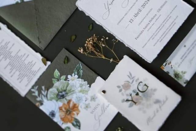 Convite de casamento