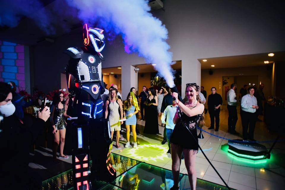 Mf Eventos - Robô de led