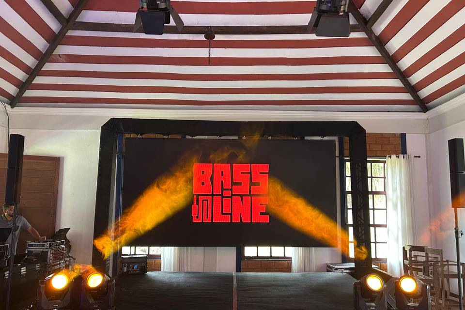 Sonorização e Painel de LED