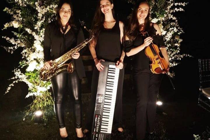 Trio Sax, violino e teclado