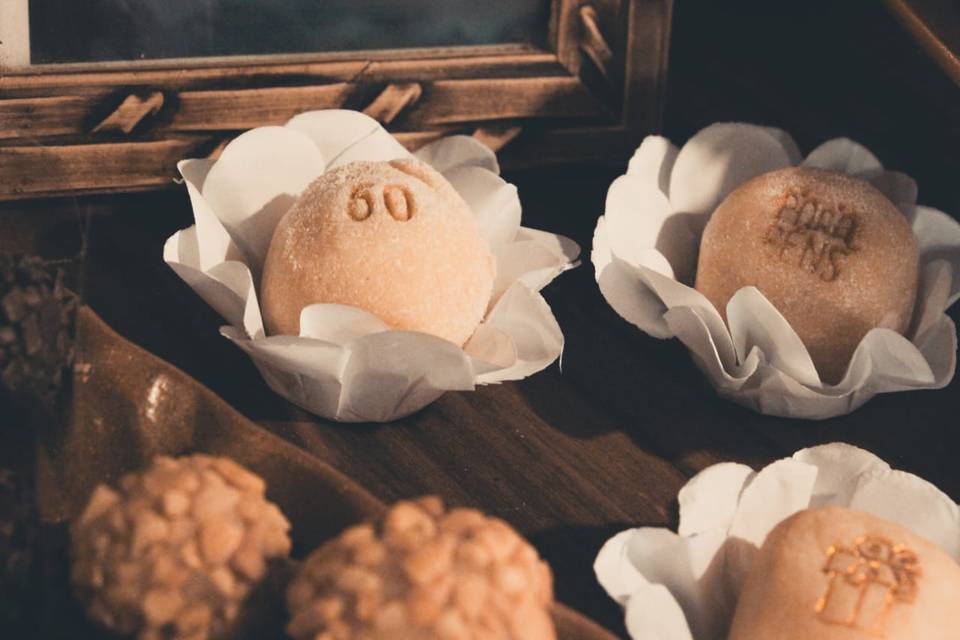 Brigadeiro de ninho com uva