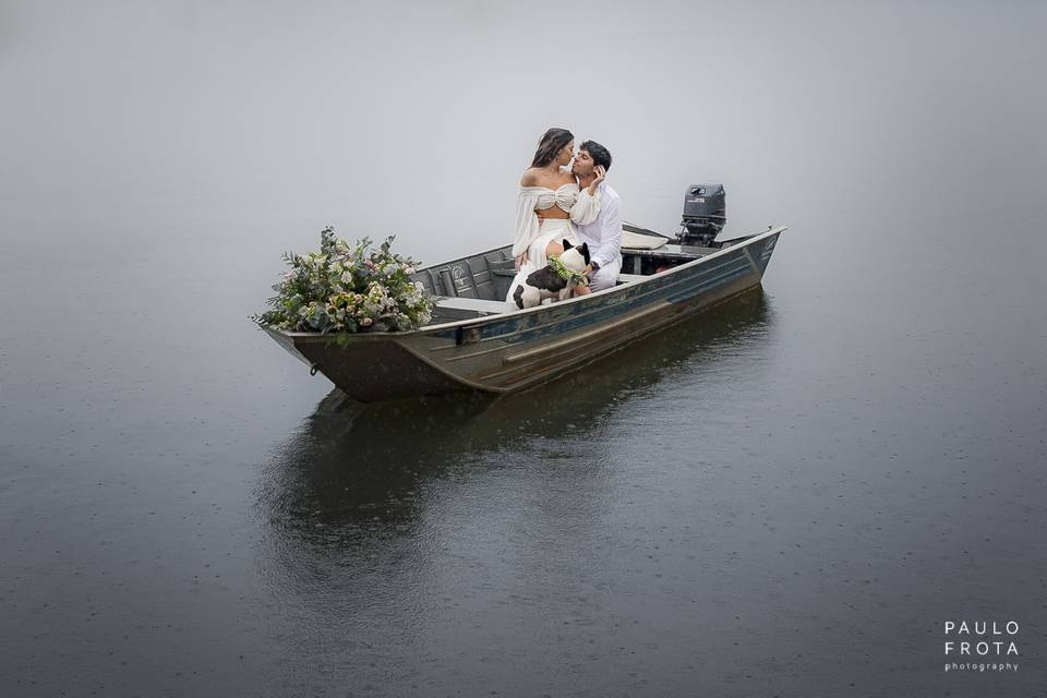 Ensaio pré na chuva