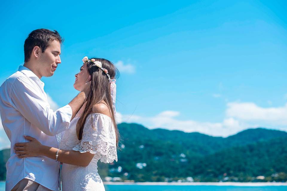 Ensaio Pré wedding na praia