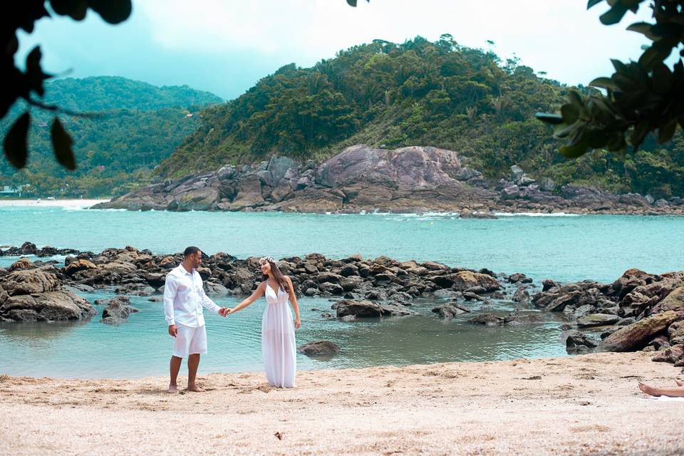 Ensaio Pré Wedding na praia