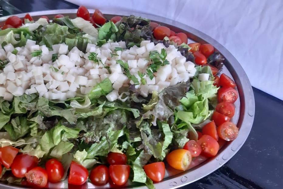 Mix de folha + tomate cereja