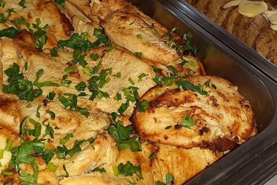 Filé de frango e lagarto