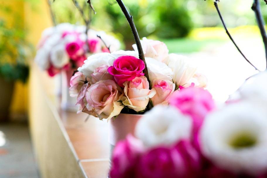 Decoração casamento no campo