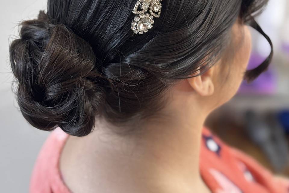 Penteado noiva civil