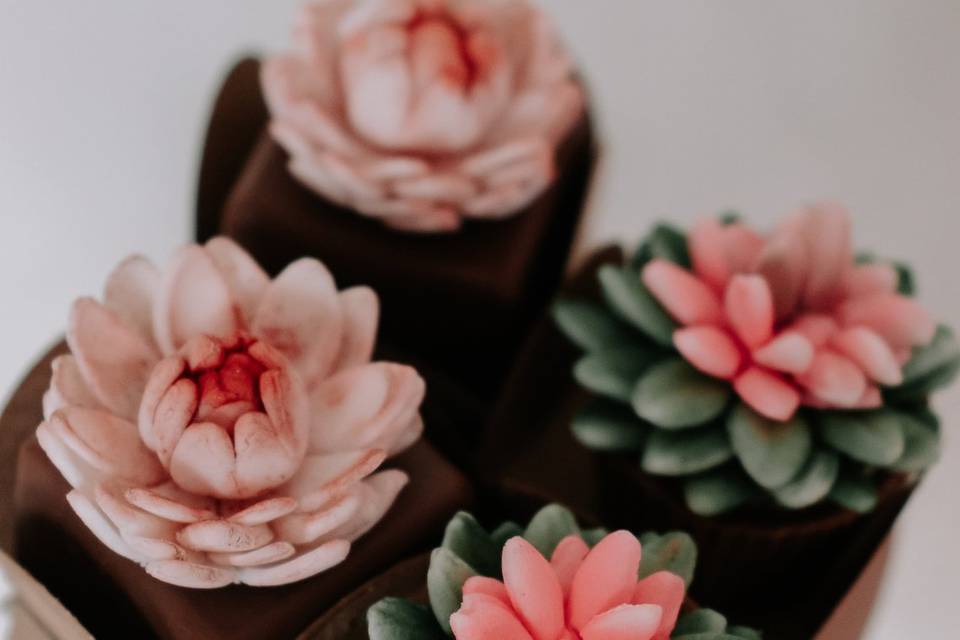 Copinhos de chocolate