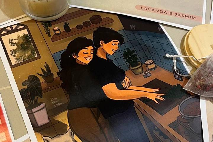 Ilustra Day e Lari