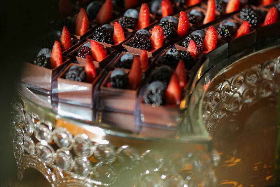 Tasse frutas vermelhas