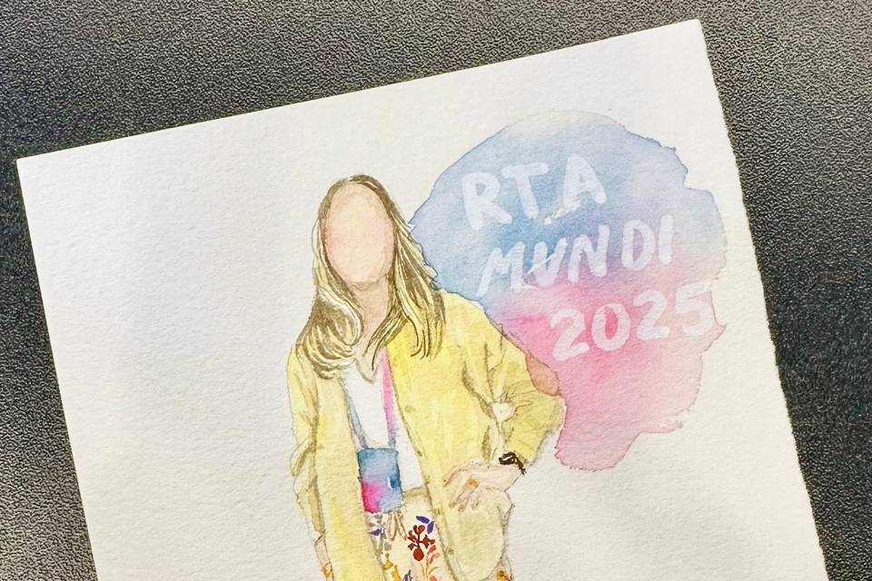 Aquarela ao vivo