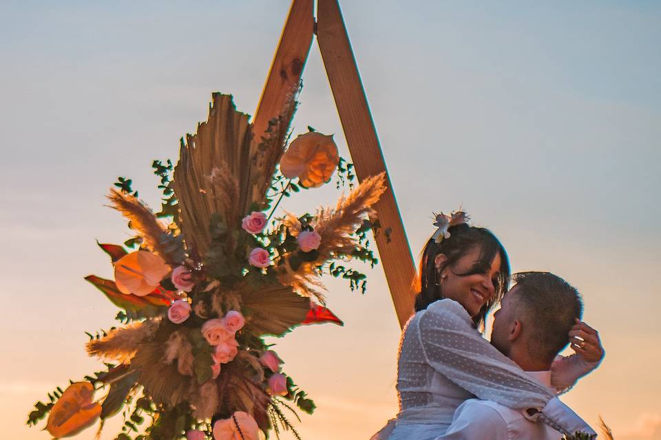 Elopement wedding